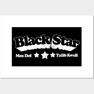 Black Star /////  Hip Hop Typography Design Posters and Art